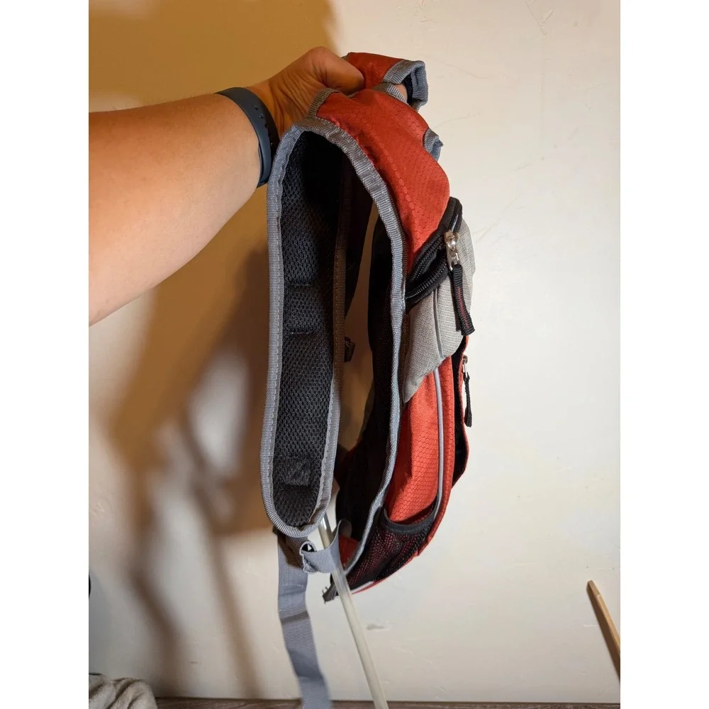Northwest Territory Hydration Backpack Hiking Outdoor Gear Orange Grey OS